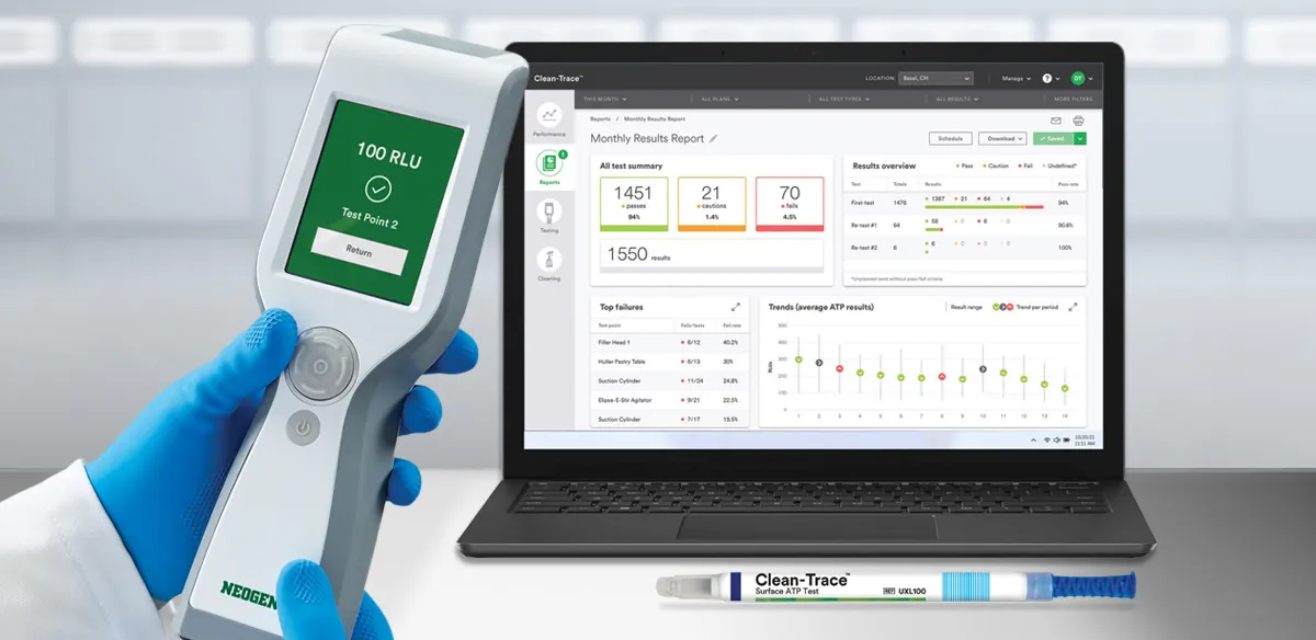 Monitoramento de Higiene (Clean-Trace)